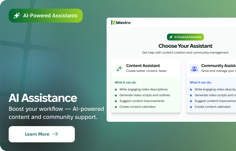 Mistroe Miestro | Professional Video Membership Platform For Creators